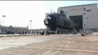 HMS Ambush Enters Water  Forces TV [upl. by Anerol576]