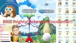 collection of mighty Pokemon spawn in wild area eventpokemonpokemongomightydragonpOkegIrLyt [upl. by Frost]