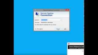 Remote Desktop on Windows 8 [upl. by Ahseinad]