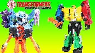 Transformers Ultra Bee Robots in Disguise Combiner Force Adventure W Optimus Prime Blurr amp More [upl. by Alakcim744]