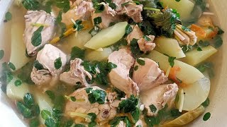 Tinolang Manok na may Sayote  Chicken Tinola [upl. by Ahsieyn]