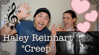 Haley Reinhart sings Creep VintageCouples Reaction [upl. by Beebe]