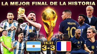 La MEJOR FINAL de la HISTORIA de los MUNDIALES🏆  Argentina V Francia Messi V Mbappé [upl. by Denbrook358]