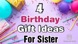 4 Beautiful Handmade Birthday Gifts For Sister  Happy Birthday Gifts  Birthday Gift Ideas 2021 [upl. by Eugor]