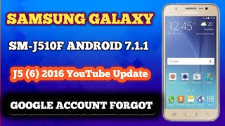 Samsung Galaxy J5 6 android 711 frp bypass  SMJ510F Google Account Unlock One Click [upl. by Reyam985]