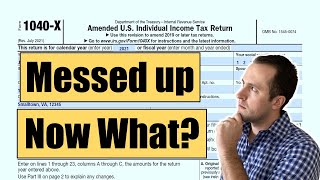 IRS Form 1040X  How to File an Amended Tax Return [upl. by Ynnel]