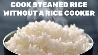 3 ways to cook steam rice without a rice cooker  Instant pot cast iron dutch oven steamer [upl. by Sperry391]