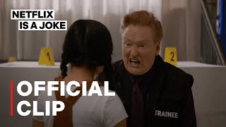 Conan O’Brien Explains Death To A Kid  Murderville Season 1 [upl. by Dyal203]