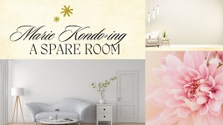 I Tried A Spare Room Makeover Using Advice From Marie Kondos Book [upl. by Mariele372]