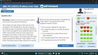 SBI PO PRE LIVE MOCK 910 OCTOBER [upl. by Yale]