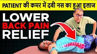 कैसे कमर में दबी नस का किया इलाज  Lower Back Pain Exercises Symptoms Causes [upl. by Ermeena]