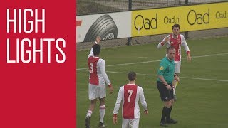 Highlights Ajax O19  FC Emmen O19 [upl. by Iasi1]