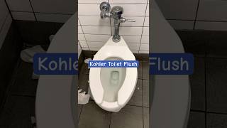 Men’s Kohler Highcliff Ultra  Wellcomme Toilet Flush  Whole Foods Hastings Ranch Pasadena CA [upl. by Donny]