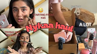 Nykaa’s makeup and skin care haul ✨ [upl. by Lubow171]