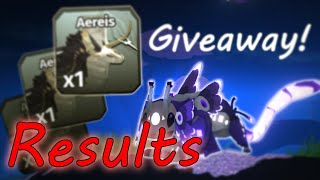 RESULTS 3x Aeries giveaway [upl. by Arlie]