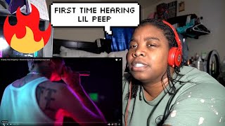 FIRST TIME HEARING Lil Peep  Star Shopping  Beamer Boy Live  REACTION [upl. by Yamauchi]