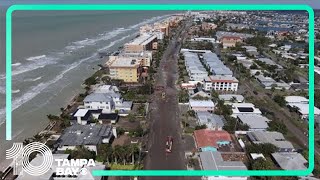 Public reenters Pinellas County barrier islands following Hurricane Helene [upl. by Mallorie]