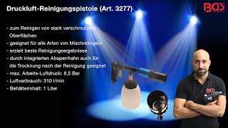 Tutorial DruckluftReinigungspistole Art 3277 [upl. by Meri454]