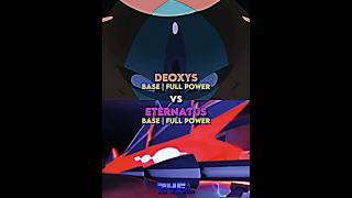 Deoxys vs Eternatus pokemon versus edit shorts [upl. by Bidle]