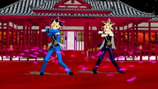 MMD YuGiOh Magnet Yami x Yugi [upl. by Adrell]