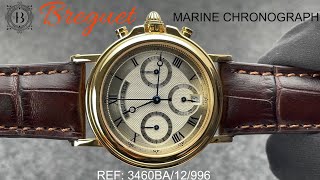 Breguet Marine Chronograph Automatic Yellow Gold 3460BA12996 [upl. by Aikehs]