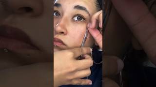 Changing out Eye Dermal FAIL 🚫 piercing shorts piercings [upl. by Stesha]