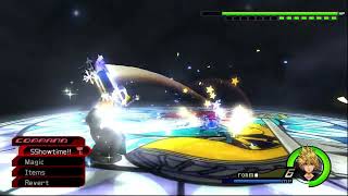 KH2FM Lv1  NMC Mod vs Data Roxas0 Damage0 Stat Boosts Initial Keyblade BGM Dub [upl. by Shoifet]