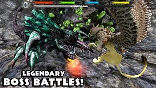 Griffin Simulator  Part 2  Walkthrough  Legendary Boss Battles  iPad  iPhone App [upl. by Hanahsuar]