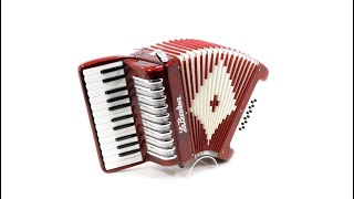 Certified Preowned Accordion La Burdina 12 bass [upl. by Ahsinotna]