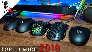 TOP 10 Gaming Mice 2019 with new website TOP 20 [upl. by Kennith221]