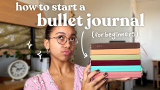 the ULTIMATE guide for how to start a BULLET JOURNAL for beginners ✨ [upl. by Winnick]