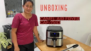 UNBOXING CAMEL AIR FRYER CAF751D [upl. by Ardnaskela]