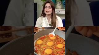 😮Sadia Imam ne banai mhmaan k liye Andy Ki recipehow to make egg recipe shorts youtubeshorts [upl. by Anieral]