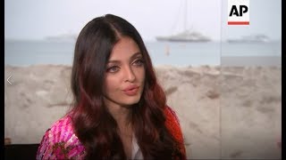 Aishwarya Rai Interview at Cannes 2018 AP [upl. by Kiri]