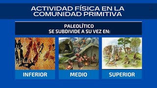 EDUCACIÓN FÍSICA EN LAS COMUNIDADES PRIMITIVAS [upl. by Aciretahs819]