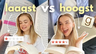 laagst en hoogst beoordeelde boeken van mijn tbr lezen  leesvlog [upl. by Danuloff27]