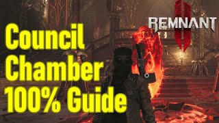 Remnant 2 Council Chamber 100 guide  walkthrough secret room and boss too [upl. by Lebanna371]