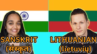 Similarities Between Sanskrit and Lithuanian [upl. by Ihp]