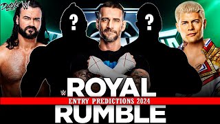 WWE Men´s Royal Rumble Match 2025  Entry Predictions [upl. by Eelra759]