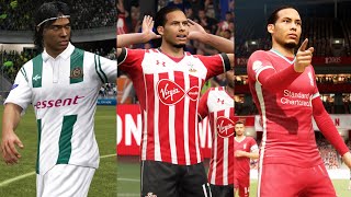 VIRGIL VAN DIJK IN EVERY FIFA 1221 [upl. by Annohsal]