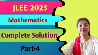 Solution of JLEE 2023Mathematics [upl. by Hasty827]