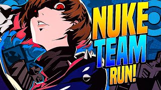 PERSONA 5 PHANTOM X LEVEL 40 NUKE TEAM TRIAL OF THORNS CLEAR [upl. by Yentyrb]