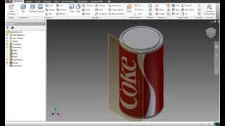 Autodesk Inventor  Creating Decals and Applying Images to Surfaces [upl. by Hsuk239]