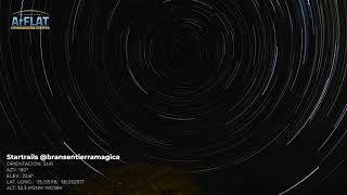 Startrails brandsentierramagica [upl. by Noiztneb]