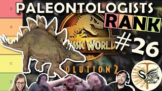 DID THIS DINOSAUR HAVE 2 BRAINS  Paleontologists rank STEGOSAURUS in Jurassic World Evolution 2 [upl. by Bak911]