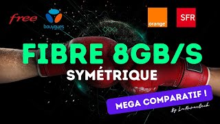 Méga comparatif des offres Fibre 8Gbs symétrique  Free Orange SFR  Test Livebox Max Fibre [upl. by Atinaw761]