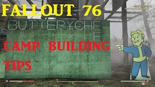 Fallout 76  Camp Building tricks amp Tips  PylonsConduitslocked doorssecurity [upl. by Gweneth685]