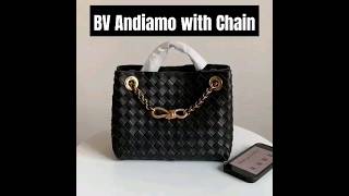 Bottega Veneta Small Andiamo With Chain top handle bag andiamobottegaveneta bottegavenetabag [upl. by Albur110]