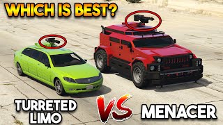 GTA 5 ONLINE  MENACER VS TURRETED LIMO WHICH IS BEST [upl. by Prochoras393]