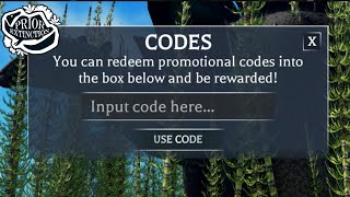 Prior Extinction  All Working Codes  Roblox [upl. by Oina846]